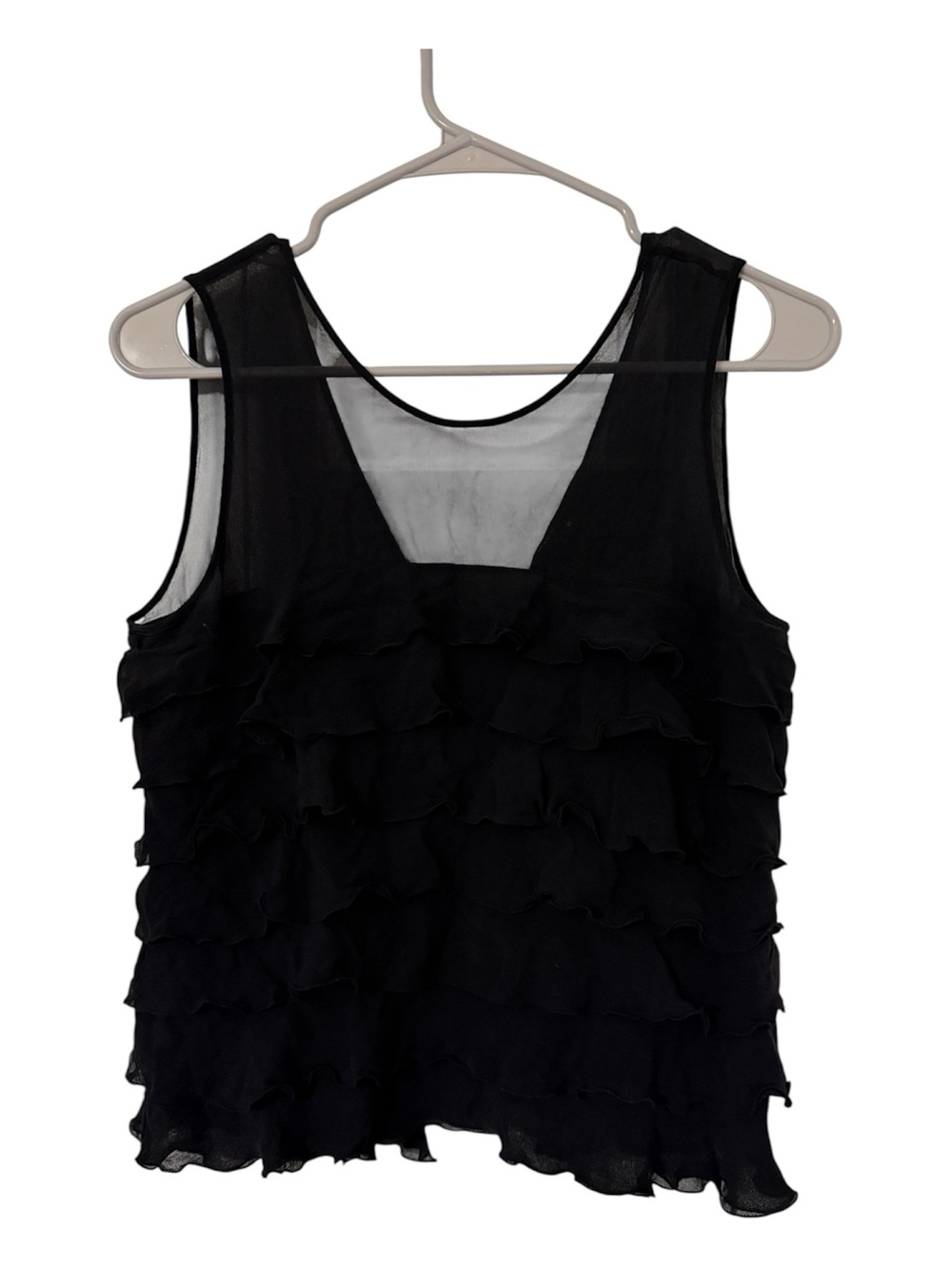 Marc Jacobs 100% Silk Ruffle Top